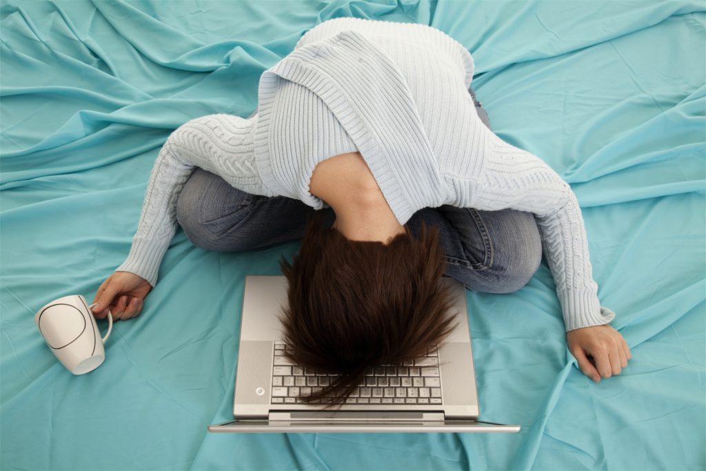 burnout-vrouw