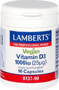 Lamberts vitamine D3 1000IE veganistisch