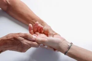 massage van hand