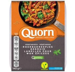 vleesvervanger zonder soja Quorn roerbakreepjes gekruid