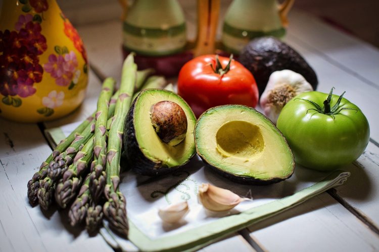 vegetarisch eten: verschillende groenten