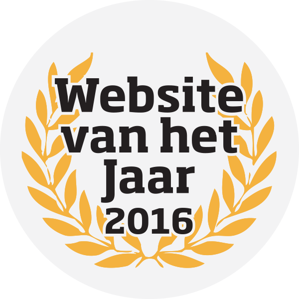 Website van het jaar 2016 logo
