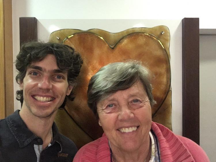 Mathijs van der Beek bij Ascension Europe met Marjan