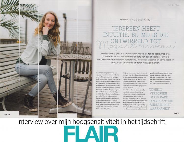 Flair interviews Femke de Grijs obout high sensitivity