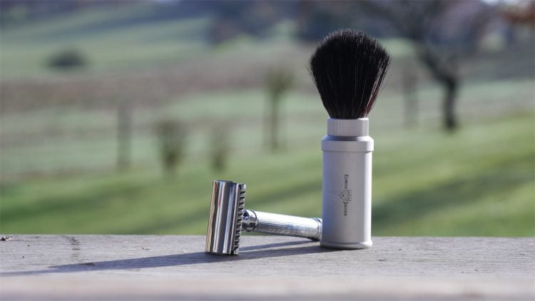 safety razor met scheerkwast