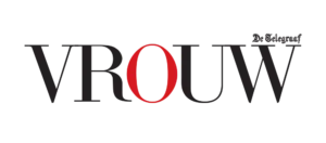 VROUW magazine en Telegraaf logo