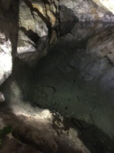 water in La Grotte de Sainte Marie-Madeleine in Saint-Maximin-la-Sainte-Baume