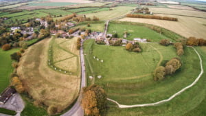 Avebury vanuit de lucht gezien