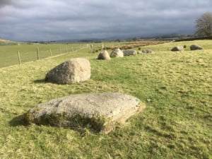 Gamelands stone circle stone
