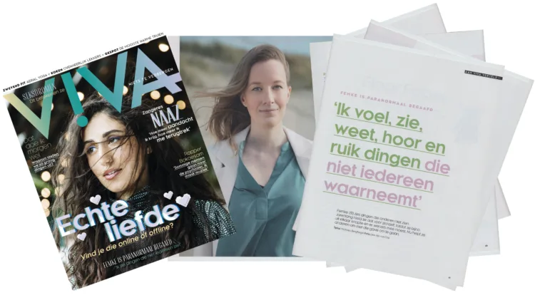 preview van interview met Femke de Grijs in het tijdschrift Viva over paranormaal begaafd zijn