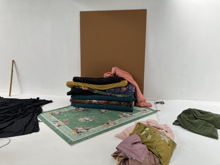 fotoshoot set met matrassen