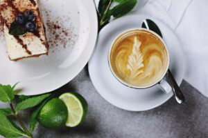 taart en koffie